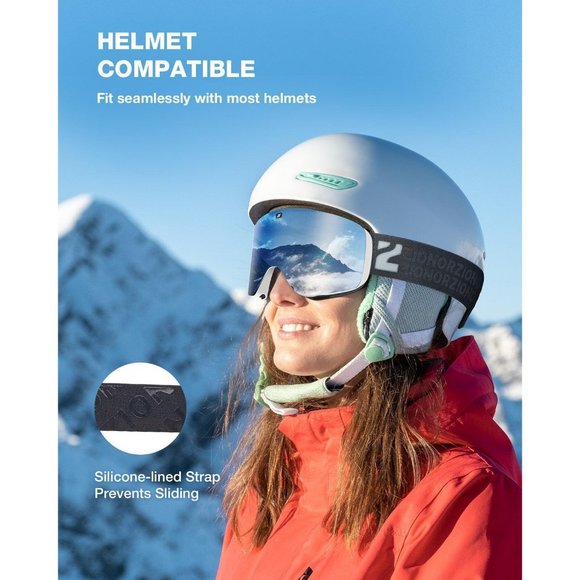 Unisex  Ski Goggles Magnetic Cylindrical Snowboard Snow Goggles - Picture 7 of 7